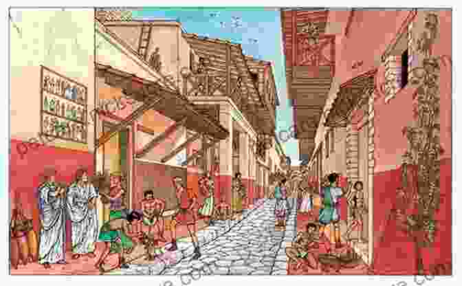 A Bustling Street Scene In Pompeii, With People Going About Their Daily Lives. The World Of Pompeii (Routledge Worlds)