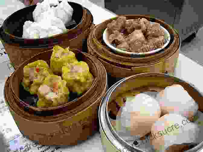 A Colorful Array Of Dim Sum Dishes, Including Dumplings, Buns, And Rolls, Served On Bamboo Steamer Baskets California Food: Discover Delicious Recipes From California: California Style Cooking