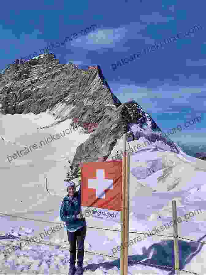 A Hiker On The Via Alpina In The Jungfrau Region The Swiss Alpine Pass Route Via Alpina Route 1: Trekking East To West Across Switzerland (International Trekking)