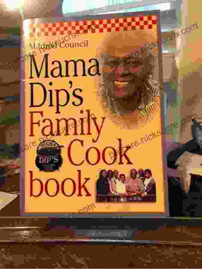 A Photo Of Mama Dip's Family Cookbook, With A Yellow Cover And A Picture Of Mama Dip On The Front Mama Dip S Family Cookbook Mildred Council