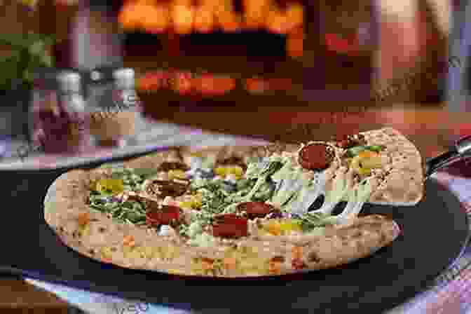 A Wood Fired Pizza With Charred Crust And Colorful Toppings California Food: Discover Delicious Recipes From California: California Style Cooking