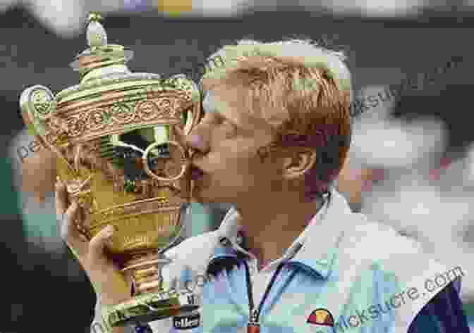 Boris Becker Celebrating His Wimbledon Victory In 1985 Boris Becker S Wimbledon James M Tabor