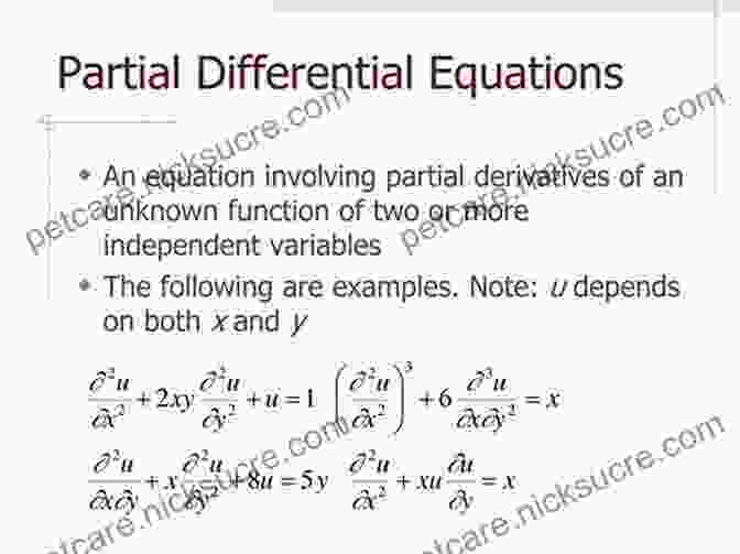 Partial Differential Equation Illustration Mathematical Principles For Scientific Computing And Visualization