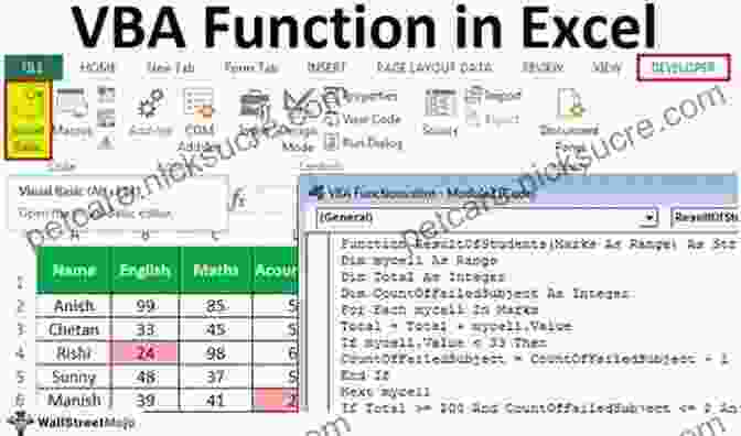 VBA Custom Functions Easy Programming With Visual Basic For Applications (VBA): FROM THE FLOW CHART TO THE EXCEL PROGRAM VIA VBA